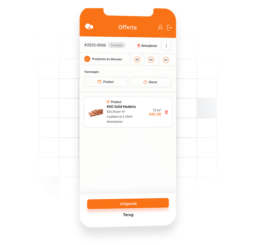 Digitale offertecreatie