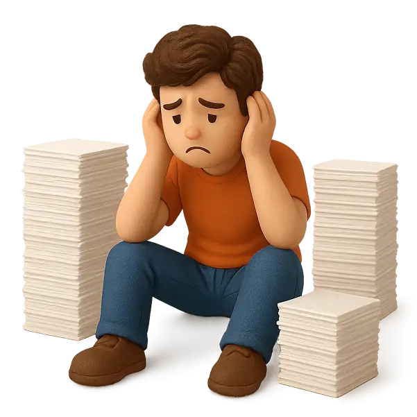 Frustrated business owner